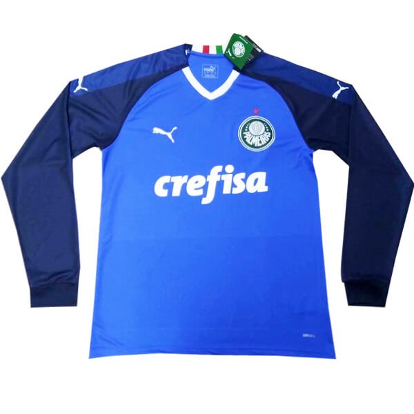 Camiseta Palmeiras 1ª ML Portero 2019-2020 Azul